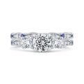 Diamond Engagement Ring in 14K White Gold (Semi-Mount)
