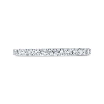 Diamond Wedding Band in 14K White Gold