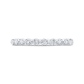 14K White Gold with Round Diamond Eternity Ring