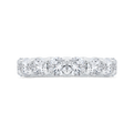 14K White Gold with Round Diamond Eternity Ring