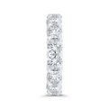 14K White Gold with Round Diamond Eternity Ring