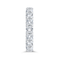 14K White Gold with Round Diamond Eternity Ring