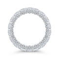 14K White Gold with Round Diamond Eternity Ring