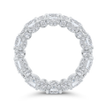 14K White Gold with Round Diamond Eternity Ring