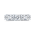 14K White Gold with Round Diamond Eternity Ring