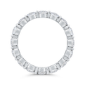 14K White Gold with Round Diamond Eternity Ring