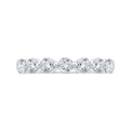14K White Gold with Round Diamond Eternity Ring