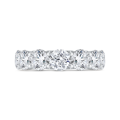 14K White Gold with Round Diamond Eternity Ring