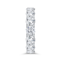14K White Gold with Round Diamond Eternity Ring