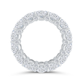 14K White Gold with Round Diamond Eternity Ring