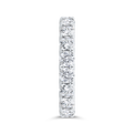 14K White Gold with Round Diamond Eternity Ring