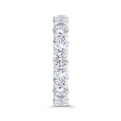 14K White Gold with Round Diamond Eternity Ring
