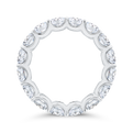 14K White Gold with Round Diamond Eternity Ring