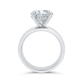 14K White Gold Diamond Engagement Ring (Semi-Mount)