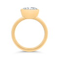 14K Yellow Gold Diamond Engagement Ring (Semi-Mount)