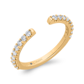 14K White Gold Diamond Wedding Band