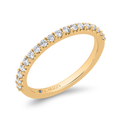 14K White Gold Diamond Wedding Band