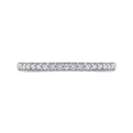 14K White Gold Diamond Wedding Band