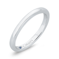 14K White Gold Diamond Wedding Band