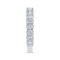 14K White Gold Diamond Wedding Band