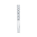 Diamond Half-Eternity Wedding Band in 14K White Gold