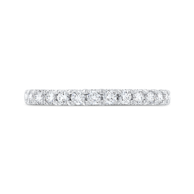 Diamond Half-Eternity Wedding Band in 14K White Gold