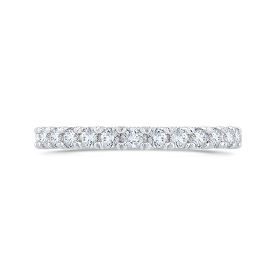 Diamond Half-Eternity Wedding Band in 14K White Gold