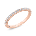 Diamond Wedding Band in 14K Rose Gold