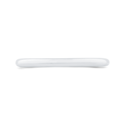 Plain Wedding Band in 14K White Gold