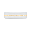 14K Two Tone Gold Men's Band