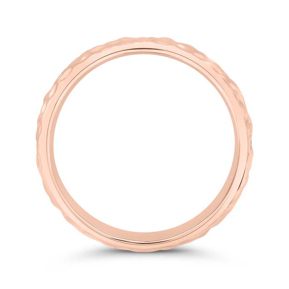 14K Rose Gold Men's Band