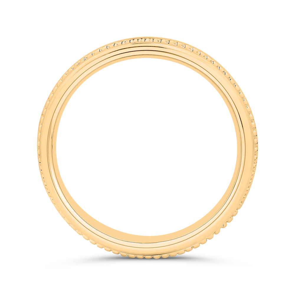 14K Yellow Gold Men's Band