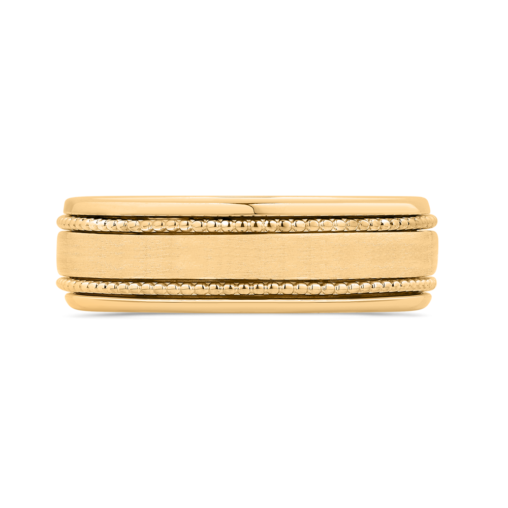 14K Yellow Gold Men's Band