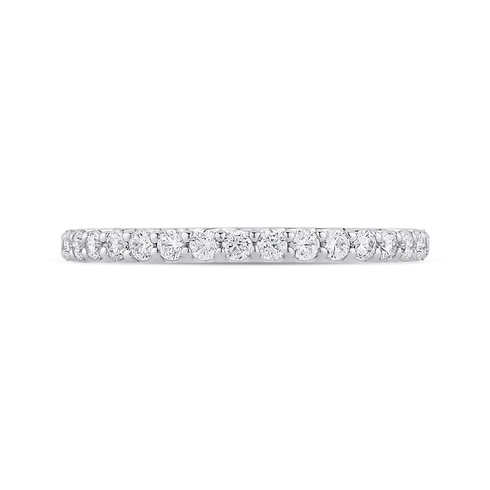 Diamond Wedding Band in 14K White Gold