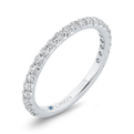 Diamond Wedding Band in 14K White Gold