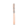 Diamond Wedding Band in 14K Rose Gold