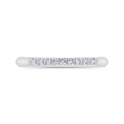 Diamond Wedding Band in 14K White Gold