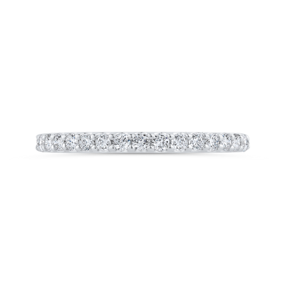 Diamond Wedding Band in 14K White Gold