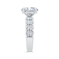 14K White Gold Diamond Engagement Ring (Semi-Mount)