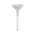 14K White Gold Diamond Engagement Ring (Semi-Mount)