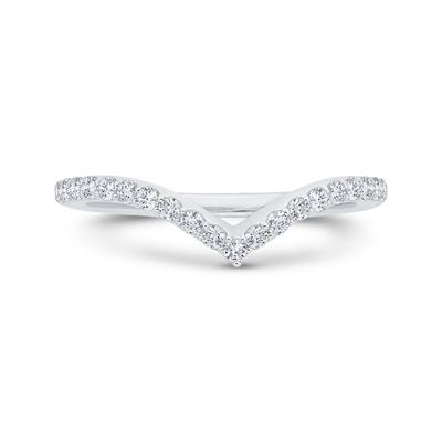 Diamond Wedding Band in 14K White Gold