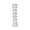 14K White Gold with Marquise Diamond Eternity Ring