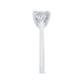14K White Gold Radiant Cut Diamond Engagement Ring (Semi-Mount)