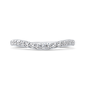 Round Diamond Wedding Band in 14K White Gold