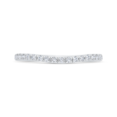 Diamond Wedding Band in 14K White Gold