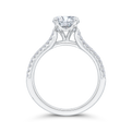 Diamond Engagement Ring in 14K White Gold (Semi-Mount)