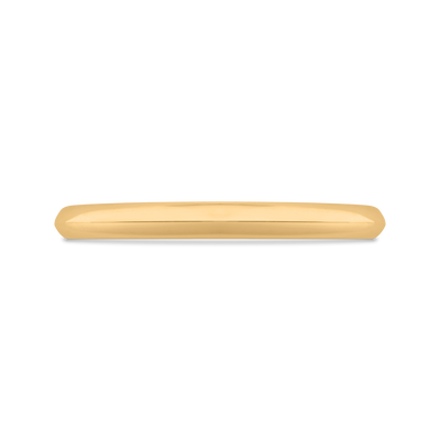 Plain Wedding Band in 14K Yellow Gold