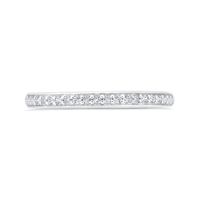 Diamond Wedding Band in 14K White Gold