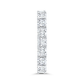14K White Gold with Cushion Diamond Eternity Ring