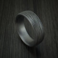 Tantalum Band with Textured Finish Custom Made Men's Ring
